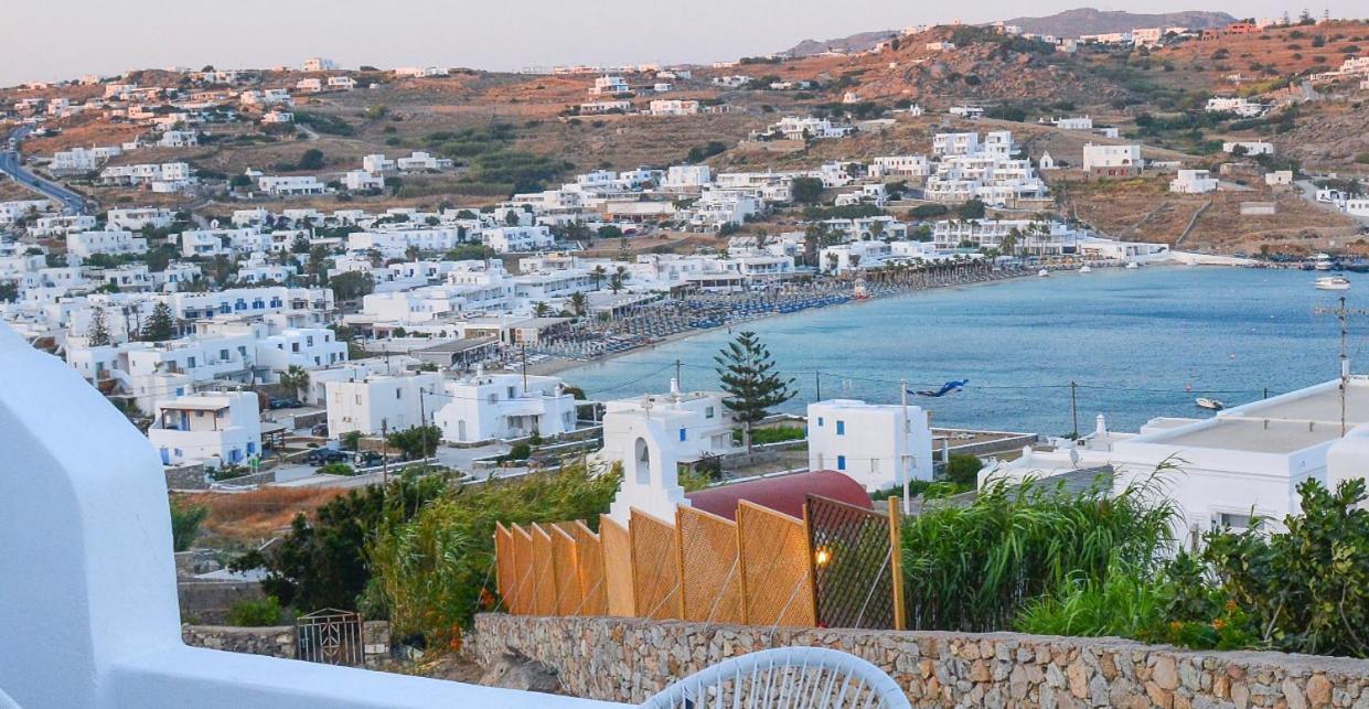 Villa Modern Cycladic Sea View House Ornos  Exterior foto